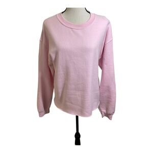 Madison + Berkeley fleece sweatshirt pink. Crew neck size Medium/Large.